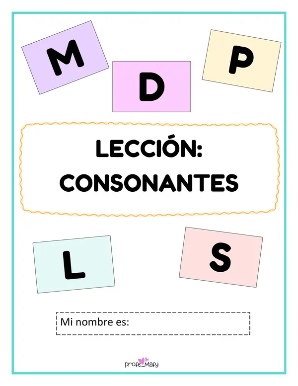 Cuadernillo letra n