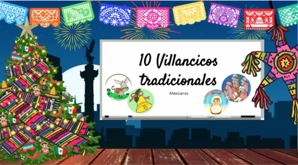10 villancicos navideños tradicionales en aula virtual (mexicana)