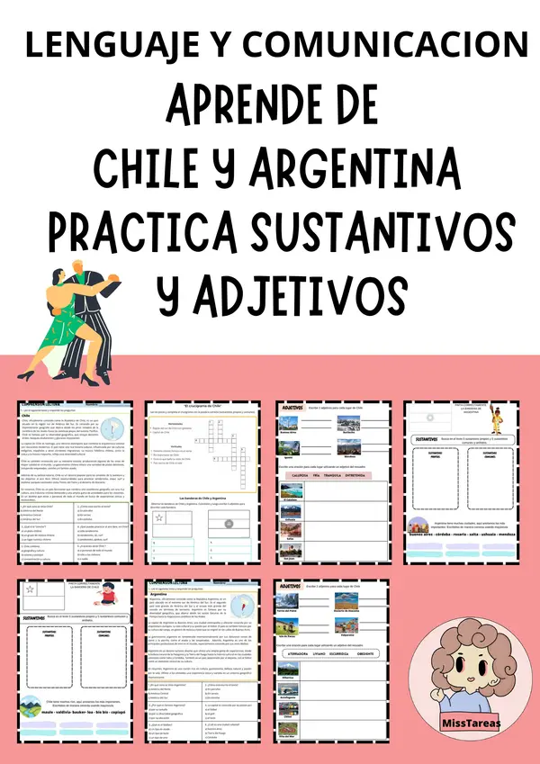 Material para Reforzar Sustantivos y Adjetivos