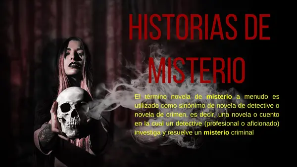 Presentación Género de misterio, policial y crónica