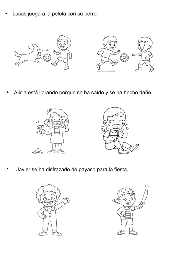 Guía para trabajar comprensión de oraciones