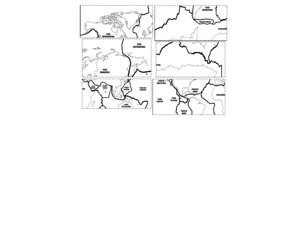 Rompecabezas de las placas tectónicas