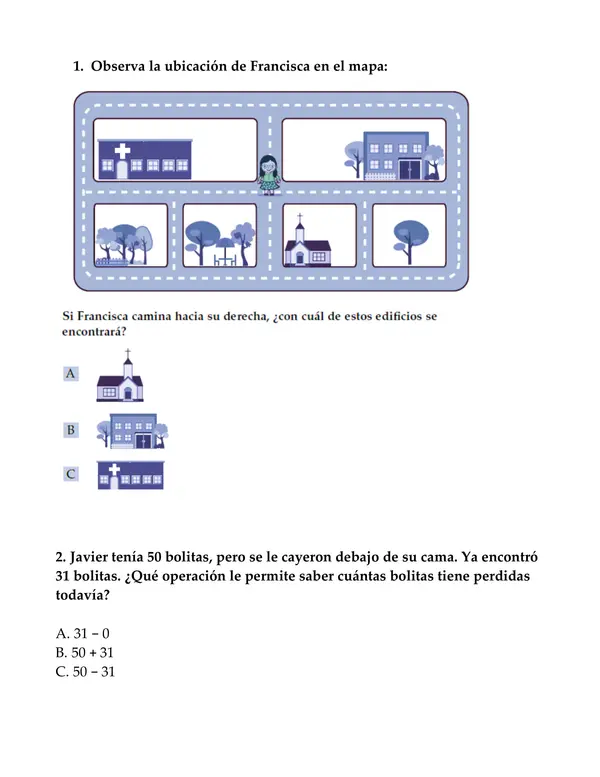 Ficha reactivación Matemática segundo