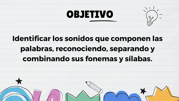 Conciencia fonológica /fonoaudiología 