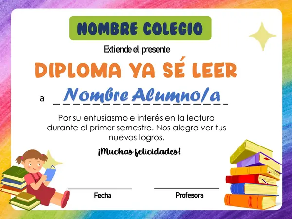 DIPLOMAS YA SÉ LEER