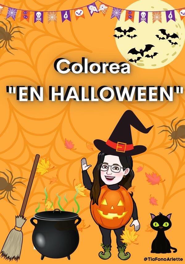 "Colorea en Halloween"