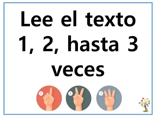 Letreros de pared con Tips de Comprensión Lectora