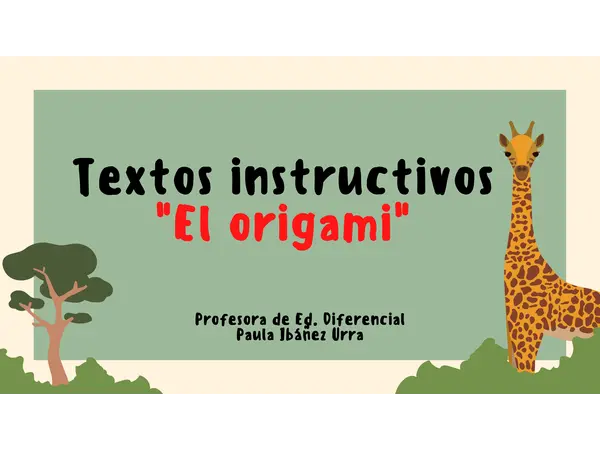"El Origami"