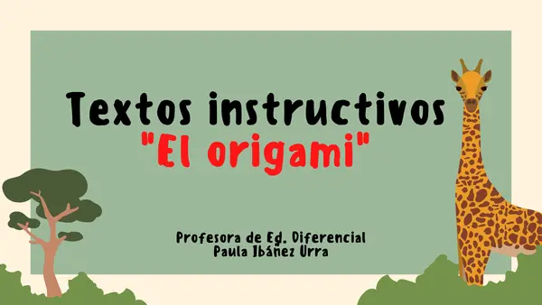 "El Origami"