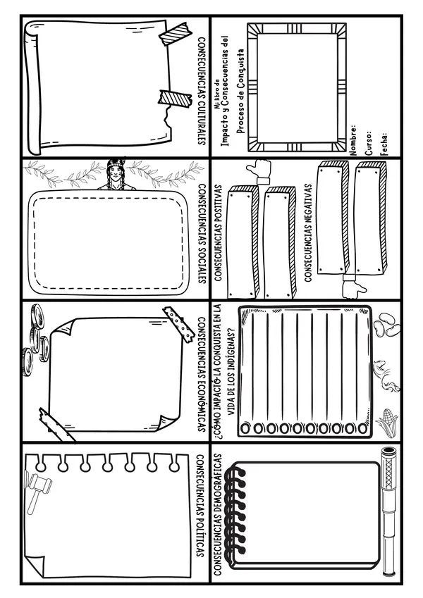 Mini Libro: Proceso de Conquista 5°