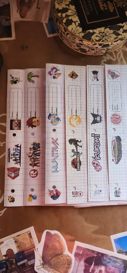 ✨ Plantilla imprimible de separadores personalizados ✨