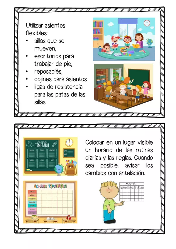 NECESIDADES EDUCATIVAS ESPECIALES Documento con Adaptaciones aula alumnos 