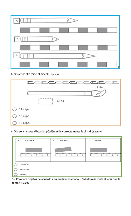 Evaluación sumativa de matemática 
