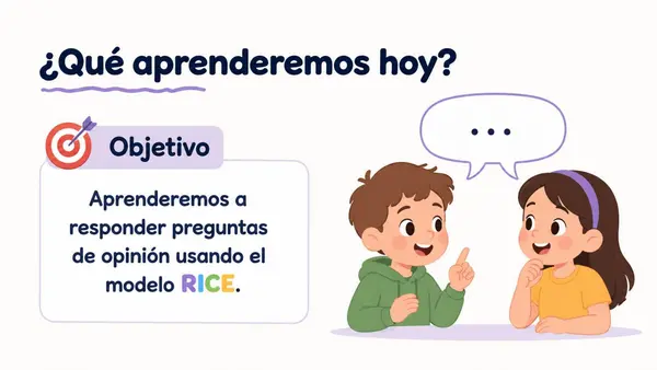 Clase modelo RICE Aptus - 3° básico