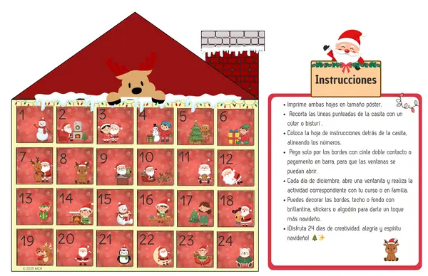 ¡Llega el Calendario de Adviento Escolar 2025!