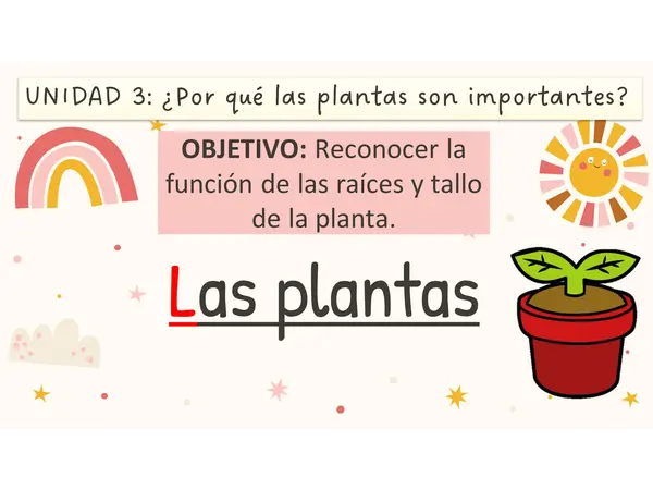 PPT unidad las plantas