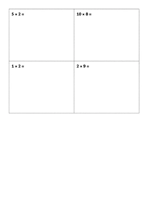 ejercicios tablas de multiplicar