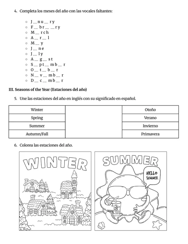 Daily Routines Worksheet
