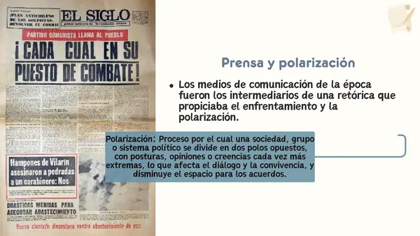Tensiones durante el gobierno de Salvador Allende | Segundo Medio