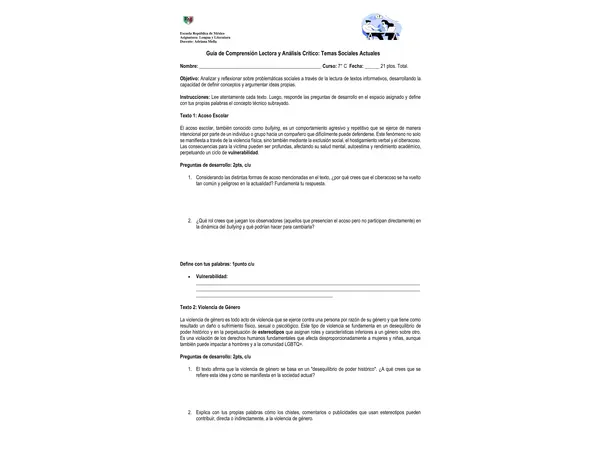 temas de actualidad , comprensión