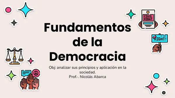 Fundamentos de la Democracia