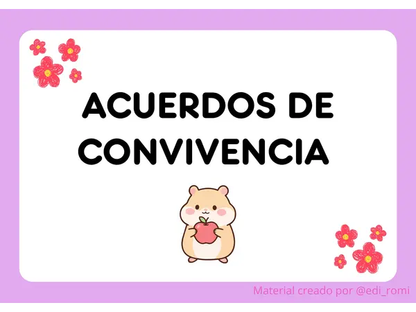 Acuerdos de convivencia 