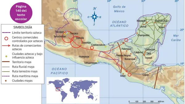 Comercio Maya y Azteca