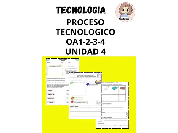 Tecnología, Proceso Tecnológico, Unidad 4