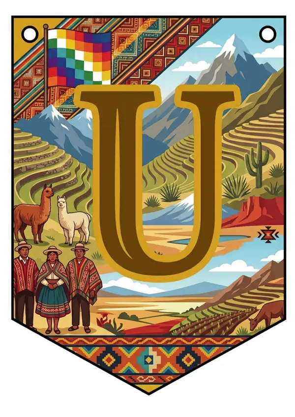 Banderines de letras de Pueblos Originarios de Chile | Decoración educativa 