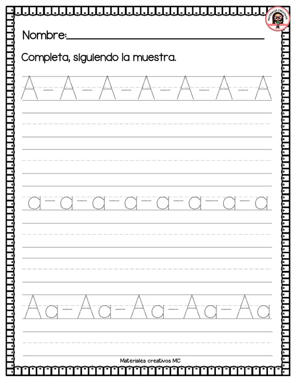 CUADERNILLO DE VOCALES