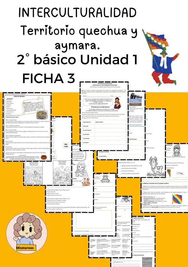 Interculturalidad Segundo básico (Unidad 1 – Ficha 3)