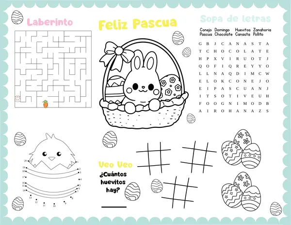 Mantel/Individual de Pascua en Diferentes Colores