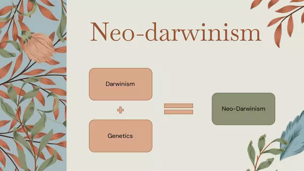 PPT Neo-Darwinism and Speciation