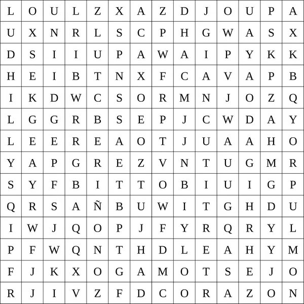 sopa de letras sistemas corporales