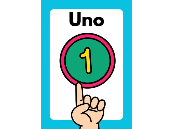 CARTELES NÚMEROS DEL 1 AL 10