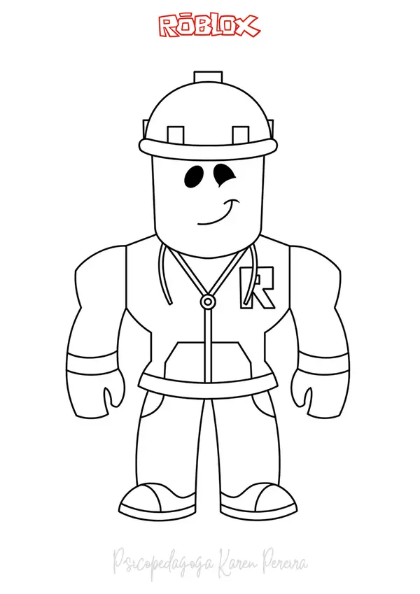 LIBRO PARA COLOREAR ROBLOX