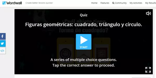 Wordwall de figuras geométricas