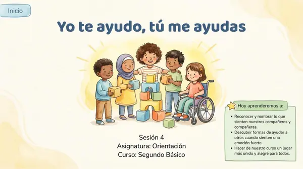 Sesión 4 Yo te ayudo tu me ayudas - 2° Básico - SENDA