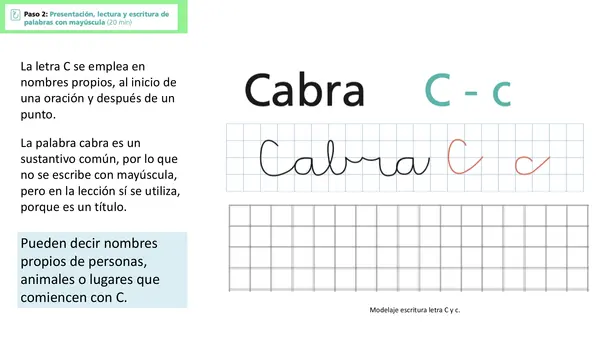 Cabra lección 4 Parte 2 Método Matte