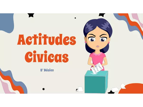 Actitudes cívicas (PPT EDITABLE)