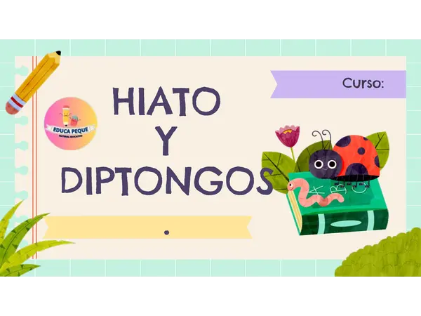 hiato y diptongo