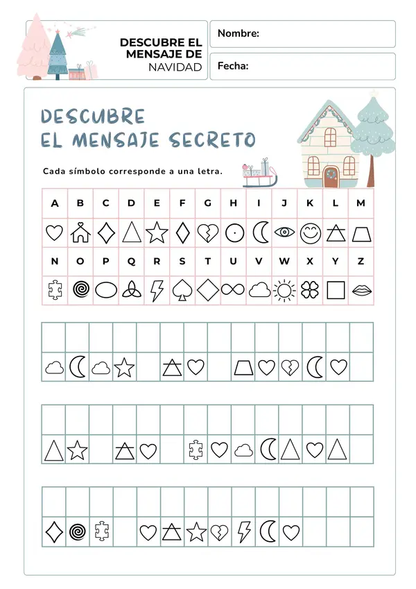 Descubre el mensaje secreto Navidad 