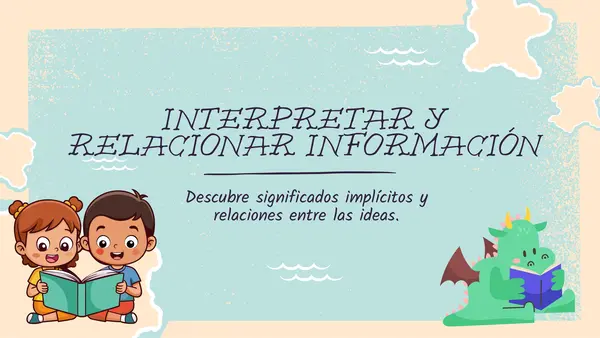 Habilidad PAES: Interpretar y relacionar información | PPT + ejercicios