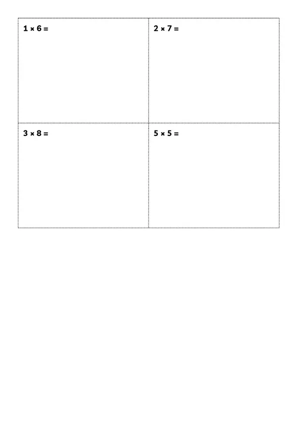 ejercicios tablas de multiplicar