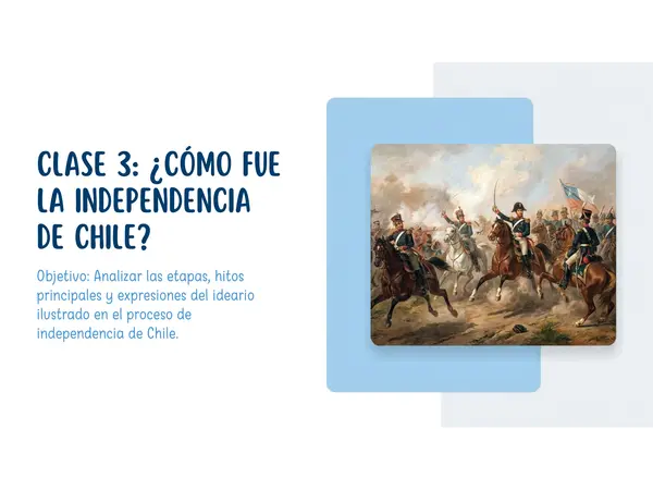 8° Independencia de Chile (Patria Vieja, Reconquista y Patria Nueva