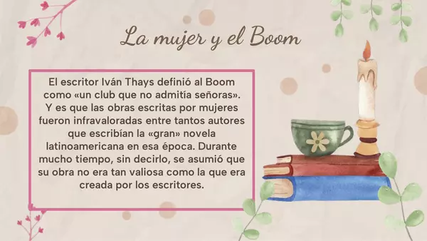 Mujeres escritoras en el Boom Latinoamericano