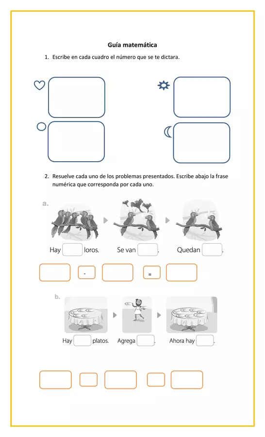 adición y sustracción hasta 10