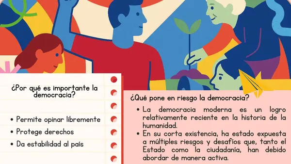 Educación ciudadana : Riesgos para la democracia 