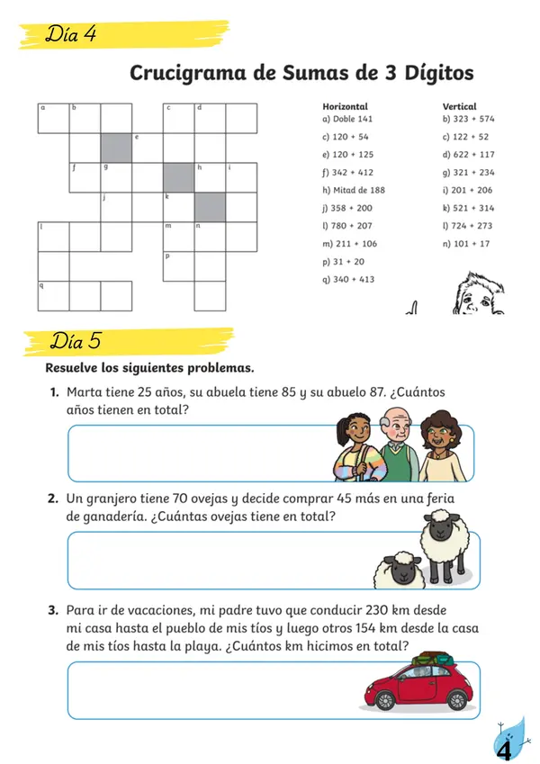 Cuadernillo para reforzar contenidos matemáticos