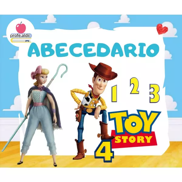 ABECEDARIO con personajes de TOY STORY 4